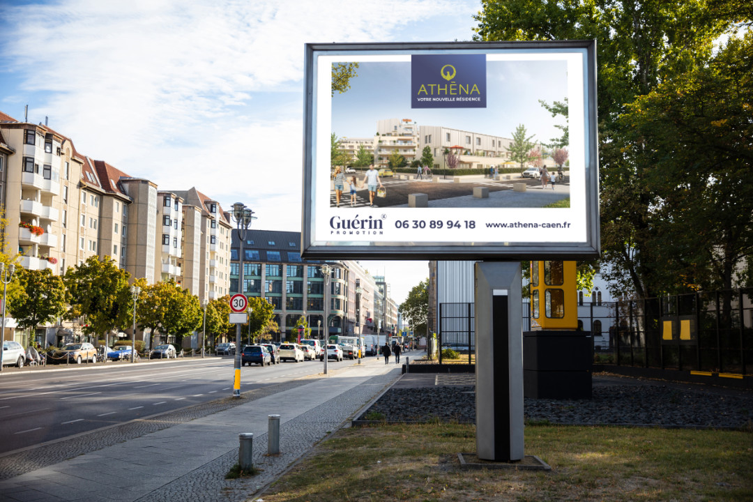 Blank,Billboard,Mockup,For,Advertising,,City,Street,Background